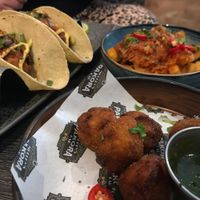   at Murphy's Pakora Bar in Glasgow