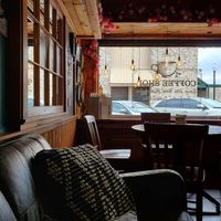 Indoor views / limited seating available outdoors at Unshakable Grounds Coffee Shop in Burnet