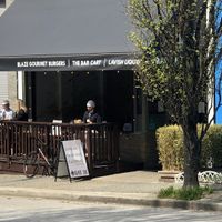 Outside  at Blaze Gourmet Burgers in Vancouver