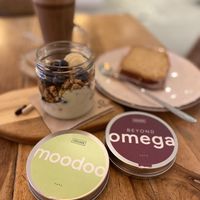 Breakfast with coconut yoghurt   at Kefi Café in Javea