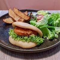 Jumbo Chilli "Crab" Mantou with Happiee Fishiee Pattiee at Lotus Café 蓮心食坊 - Hougang in Northeast Singapore
