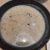 Signature truffle mushroom soup at Lotus Café 蓮心食坊 - Hougang in Northeast Singapore