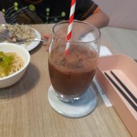 Iced choc drink at Lotus Café 蓮心食坊 - Hougang in Northeast Singapore