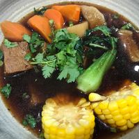 Ramen with good broth  at Lotus Café 蓮心食坊 - Hougang in Northeast Singapore