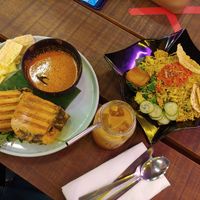 Grilled cheese rendang & nasi goreng hijau at Hijau - 绿 in Kuala Lumpur