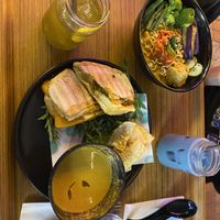 Tostado con queso vegano espectacular y limonada   at Hijau - 绿 in Kuala Lumpur