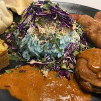 Super fun Superfood Blue Rice  at Hijau - 绿 in Kuala Lumpur