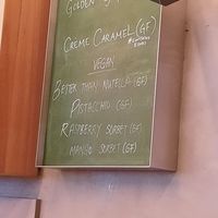 Some of the vegan flavours, there are few more options available at Piccolina Gelateria in Melbourne