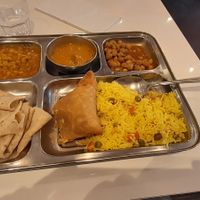Vegan Thali at RK Dining in Preston