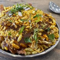 Samosa Chat starter at RK Dining in Preston