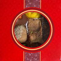 Box of 10 Indian sweets at RK Dining in Preston