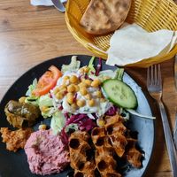 Çiğ köfte plate at Köstlich Vegan in Tubingen