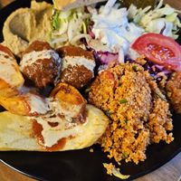 Mixed plate  at Köstlich Vegan in Tubingen