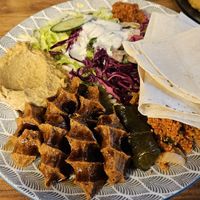 Mixed plate  at Köstlich Vegan in Tubingen