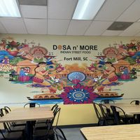Decor  at Dosas ‘n More in Fort Mill