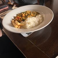 Chickpea curryy  at The Barley Mow in Milton Keynes