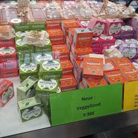veggygood and veganoix cheeses @veggieworld at CasseNoisettes - Maybe closed in Paris