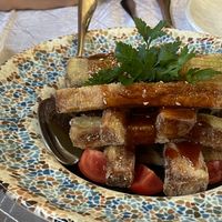 Crispy eggplant   at Art Club in Baku