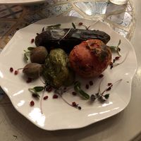 Grilled veggies  at Art Club in Baku
