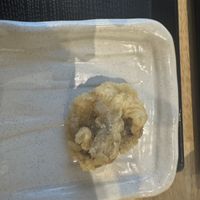 Mushroom tempura   at Kamakiri Hakata Udon in Paris