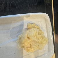 Lotus tempura  at Kamakiri Hakata Udon in Paris