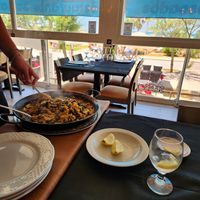 Vegan paella for two at Sa Barca in Mallorca