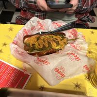 St Louis began dogdging  at Steve's Hot Dogs in St Louis