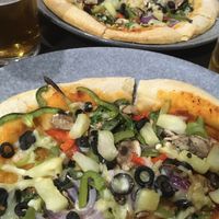 The pizza was yummy too . at Sturgeon View in Dunkeld