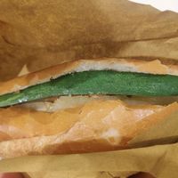 Pomelo skin banh mi at Fingerprint Chay in Ho Chi Minh City