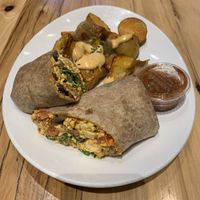 Vegan Burrito at LYFE Kitchen in Chicago