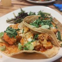 Buffalo Cauliflower Tacos at LYFE Kitchen in Chicago