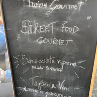 Specials board and happy to make vegan options. at Twins Gourmet - Kiosk in Sorrento