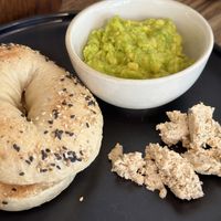 Classic avocado bagel with vegan cream cheese   at Good Eats in Hoi An