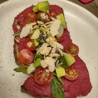 Hummus toast 👍🏽👍🏽 at Good Eats in Hoi An