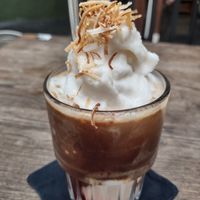 Coconut coffee 🥥☕😋 at Good Eats in Hoi An