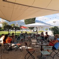 Seating at Pura Vida in Spiez