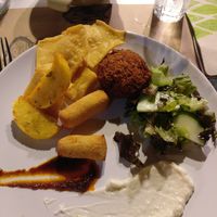 Street food starter at Singola Ristorante Naturale in Modica