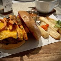 Vegan Burger w/ Yucca  at OL'DAYS in Miami