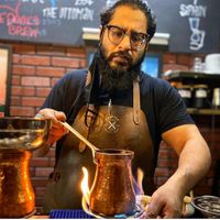 Turkish coffee at Ottoman Coffeehouse in Glasgow