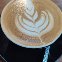 Oat latte at Ottoman Coffeehouse in Glasgow