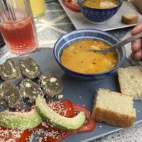 Vegan or veggie lunchh  at Art Kuha Odeon in Izola