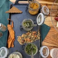 The starter sharing platter for two  at La Cantine du Cru in Marseille