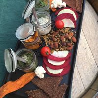 Plate to share I ate by myself at La Cantine du Cru in Marseille