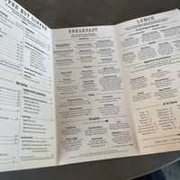 Menu  at Watusi in Hilton Head Island