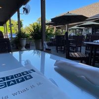 Great outdoor patio- dog friendly    at Watusi in Hilton Head Island