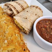 Vegan Burrito at Watusi in Hilton Head Island