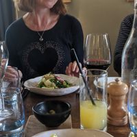 Pear salad at Bottle & Glass Inn in Henley-on-thames