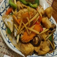 Ginger Tofu at Old Siam in Hertford