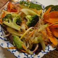 Vermicelli salad starter at Old Siam in Hertford