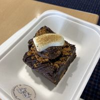 vegan s’mores brownie  at From The Ground Bakery in Stirchley